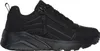 A black Skechers sneaker shown from the side. Produktbild-Vorschau