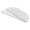 Two white microfiber mop pads for a robot vacuum cleaner, angled on a white background. Produktbild-Vorschau
