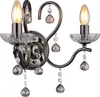 Globo Lighting Wandleuchte Metall schwarz-chrom, 2x E14 Produktbild-Vorschau 1