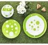 Servizio combinato Pula verde 30 pezzi stoviglie a pois Anteprima dell’immagine prodotto 2
