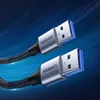 TPE-Geflechtkabel USB 3.0 5Gb/s 1m grau Produktbild-Vorschau 7