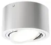 LED Aufbauleuchte Deckenlampe 5 W schwenkbar 3000K Silber Ø Produktbild-Vorschau 7