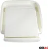 A white foam car seat cushion on a white background. Voir les images du produit