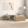 vidaXL Rama łóżka ze schowkiem dąb Artisan 90 x 200 cm Podgląd zdjęcia produktu 1