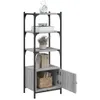 VidaXL 839001, Szary, Dąb, Metal, Drewno, 30 kg, 410 mm, Podgląd zdjęcia produktu 4
