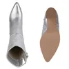 VAN HILL Damen Klassische Stiefeletten Spitze Absatz-Schuhe Produktbild-Vorschau 3