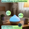 Stilvoller Aroma Diffusor & Luftbefeuchter, 300ml Vernebler Produktbild-Vorschau 2