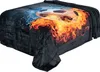 Kuscheldecke flauschig Fußball Ohne Sherpa 150x200 cm Produktbild-Vorschau 1