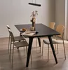 BELIANI Stół do jadalni czarny rozkładany 120/160 x 80 cm Podgląd zdjęcia produktu 5