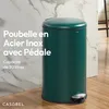 CASABEL Poubelle Cuisine 30L - 100% Acier Inoxydable, Voir les images du produit 2