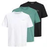 3er Pack JACK & JONES Herren T-Shirts College Logo Tee Crew Produktbild-Vorschau 1