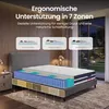 VASAGLE Polsterbett mit LED und 7-Zonen Produktbild-Vorschau 9