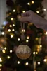 Clayre & Eef Weihnachtskugel Ø 7 cm Goldfarbig Glas Produktbild-Vorschau 5