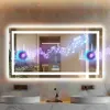 Vrygle Miroir de Salle de Bain Bluetooth 100×60 cm : Miroir Voir les images du produit 1