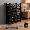 BigDean Flaschenregal stapelbar für 48 Flaschen Weinregal Produktbild-Vorschau 2