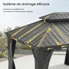 PURPLE LEAF Hardtop Pavillon 3x4m wasserdicht winterfest Produktbild-Vorschau 2