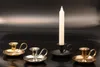 Kerzen Handleuchter Klassik Messing Silber Produktbild-Vorschau 2