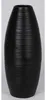 Vase BOTTOM 55 cm schwarz – große dekorative Bodenvase Ø 22 Produktbild-Vorschau 1