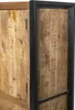 Highboard Norris 100x150x43 cm Mangoholz Stahl Schwarz Produktbild-Vorschau 3