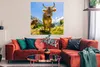 MuchoWow® Poster Kühe - Sonne - Österreich 100x100 cm - Produktbild-Vorschau 2