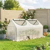 Outsunny Foliengewächshaus mit Fenster PE Tomatenhaus Produktbild-Vorschau 2