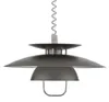 Lindby Hängelampe Nadija, grau, 43 cm, höhenverstellbar, Produktbild-Vorschau 4