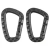 MFH Karabiner, Plastik, schwarz, D 7 mm x 8,5 cm, 2er Pack Produktbild-Vorschau 2