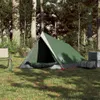 vidaXL Tenda da campeggio 2 persone Verde Impermeabile Anteprima dell’immagine prodotto 3