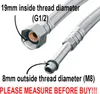 20cm Lange M8 x 1/2" Inch BSP Flexibel Stecker Anschließen Produktbild-Vorschau 1