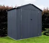 Westmann Stahl Gerätehaus Minor 64 Anthrazit 119x183x196 cm Produktbild-Vorschau 4