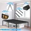 YZNAHRE Bettgestell 90x200 cm Metallbett Bettrahmen mit Produktbild-Vorschau 7