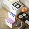 HOMCOM Caisson bureau avec 3 tiroirs et serrures, meuble Voir les images du produit 9
