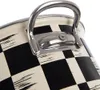 Emaillierter Topf SCHACHBRETT 22 cm, 4 l Produktbild-Vorschau 4