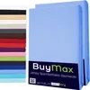 Buymax Spannbettlaken 200x200cm Doppelpack 100% Baumwolle Produktbild-Vorschau 1