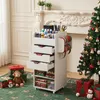 COSTWAY, mobilný odkladací vozík na kolieskach, pracovný Náhľad obrázku produktu 2