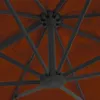 vidaXL Ampelschirm mit Aluminium-Mast 300x300 cm Terrakotta Produktbild-Vorschau 5