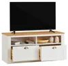 TV Lowboard BOLTON aus massiver Kiefer in weiß/braun, TV Produktbild-Vorschau 10