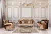Klassische Dreisitzer Barock Couch Einrichtung 3er Produktbild-Vorschau 3