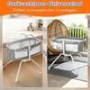 Babywiege,Reisebett für Babys mit Matratze, Moskitonetz, Produktbild-Vorschau 6