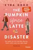 Book cover art with illustrations of two people and autumn leaves, promoting a book titled 'The Pumpkin Spice Latte Disaster'. Produktbild-Vorschau