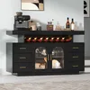 Merax Weinschrank Kaffeebar-Schrank mit 6 Schubladen, Produktbild-Vorschau 5