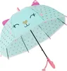 Kinder Regenschirm 3D mit Tiermotiv Katze Transparent Produktbild-Vorschau 1