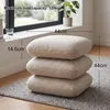 Puf giratorio de 360° para sillón, tapizado en tejido Vista previa de la imagen del producto 3