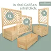 holz4home® Pflanzkasten mit Rankgitter XL aus Kiefernholz I Produktbild-Vorschau 7