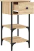vidaXL Noční stolky 2 ks dub Sonoma 34x36x70 cm výrobek z Náhled obrázku produktu 6