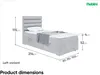 MEBLINI Boxspringbett mit Bettkasten - Gepolstert Produktbild-Vorschau 7