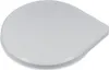 A white, teardrop-shaped lid with a textured surface is shown against a white background. Produktbild-Vorschau