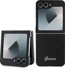 A black flip phone case with a glitter finish and the Guess logo. Náhled obrázku produktu