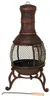 Terrassenofen NIL - Gusseisen Dunkelbraun 90x50x50cm | Produktbild-Vorschau 2