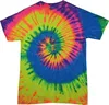 Colortone Damen Batikdruck-T-Shirt Farben-Regenbogen RW2627 Produktbild-Vorschau 2